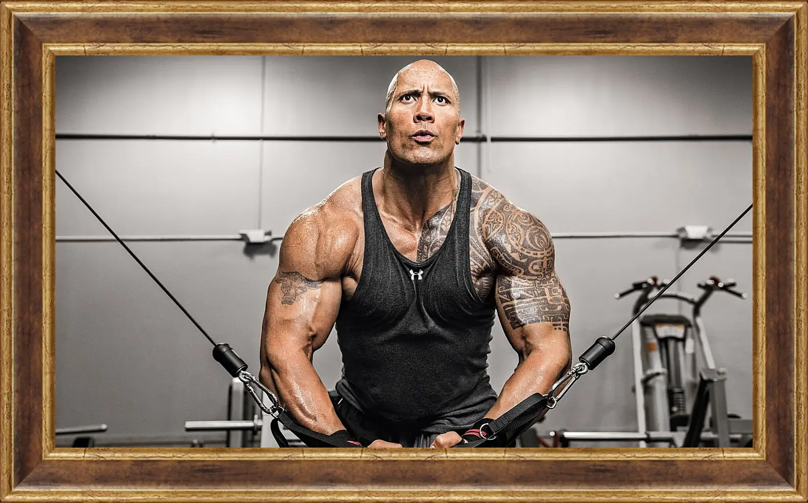 Картина в раме - Dwayne Douglas Johnson. Дуэйн Джонсон (Скала)