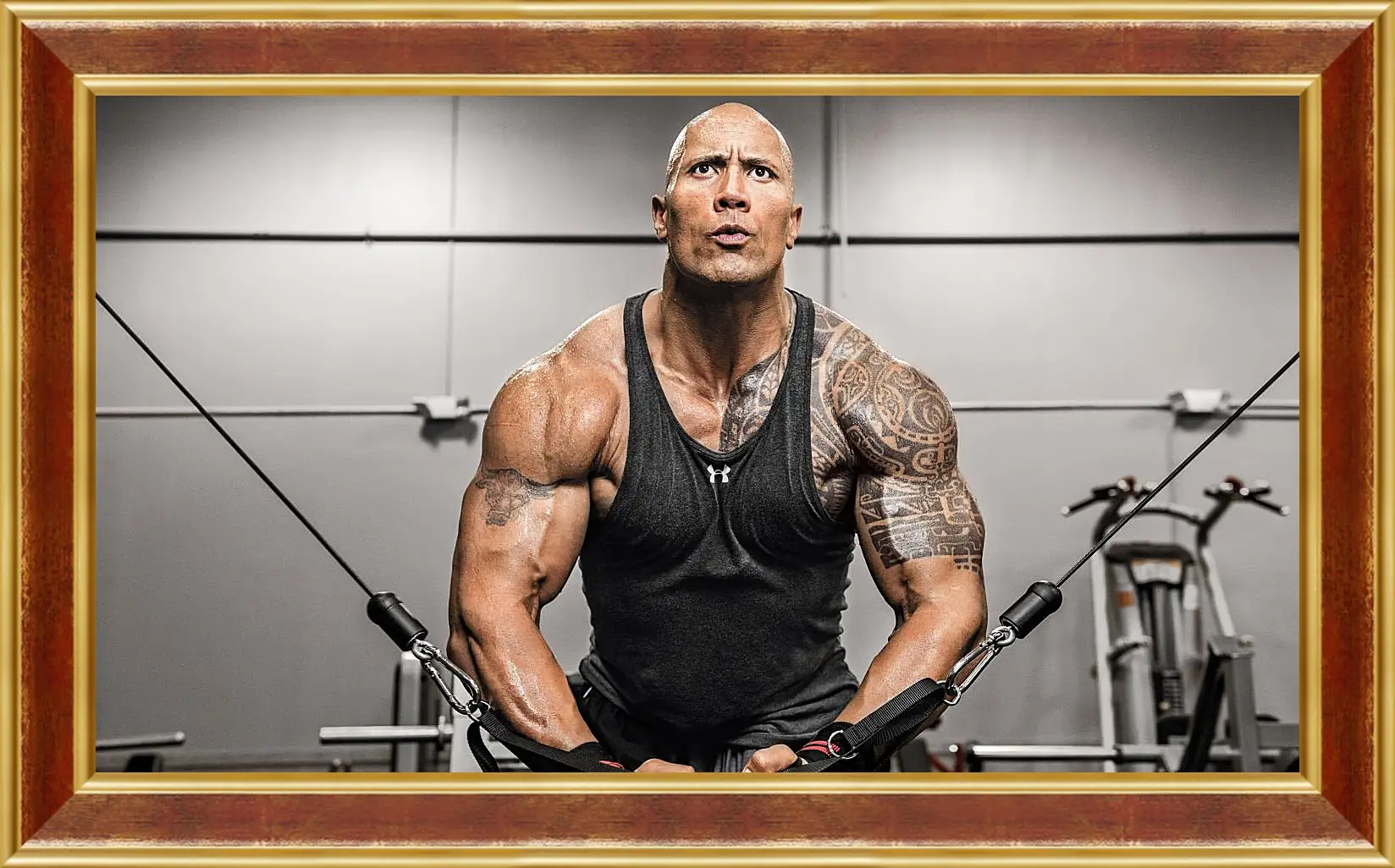 Картина в раме - Dwayne Douglas Johnson. Дуэйн Джонсон (Скала)