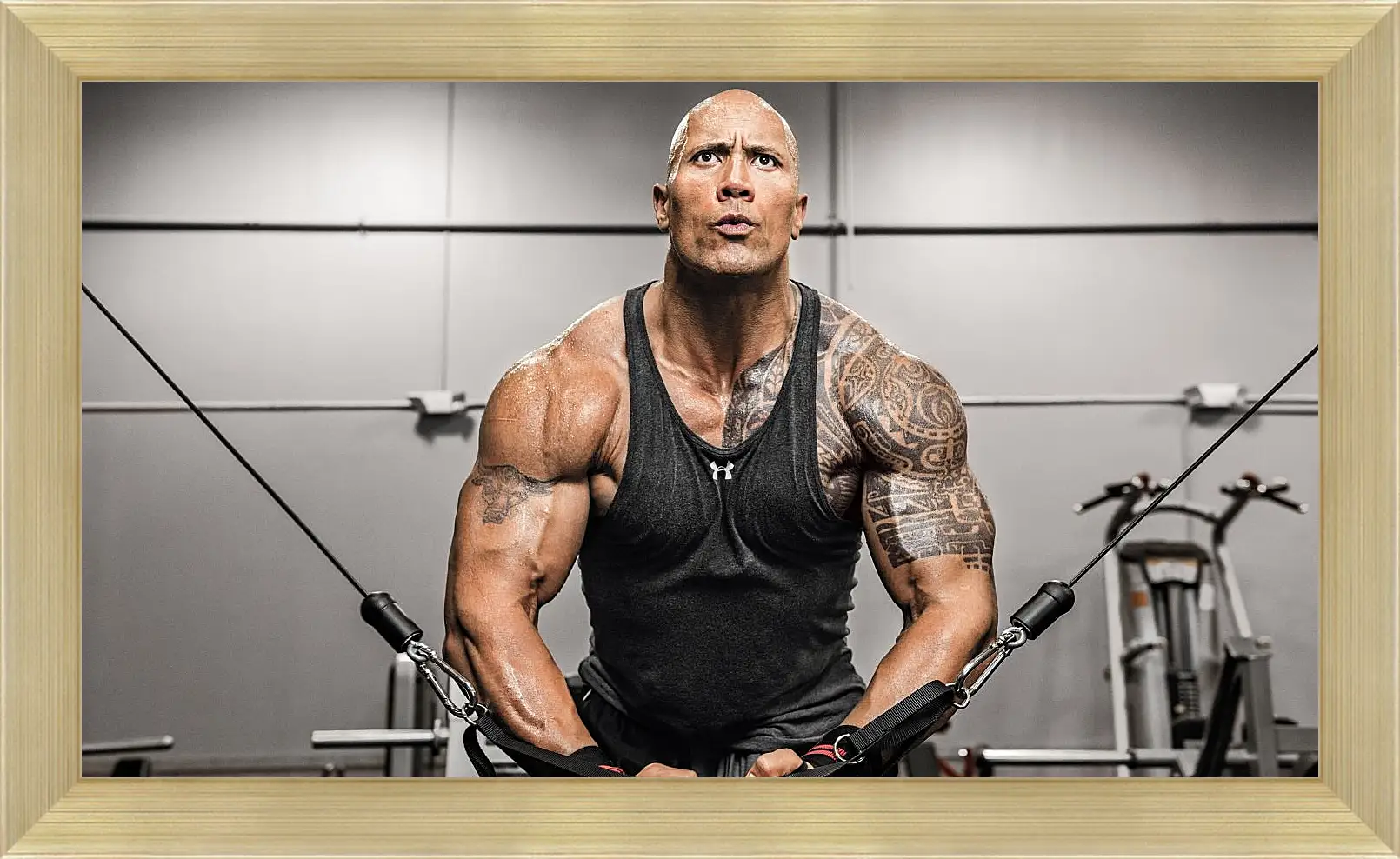 Картина в раме - Dwayne Douglas Johnson. Дуэйн Джонсон (Скала)