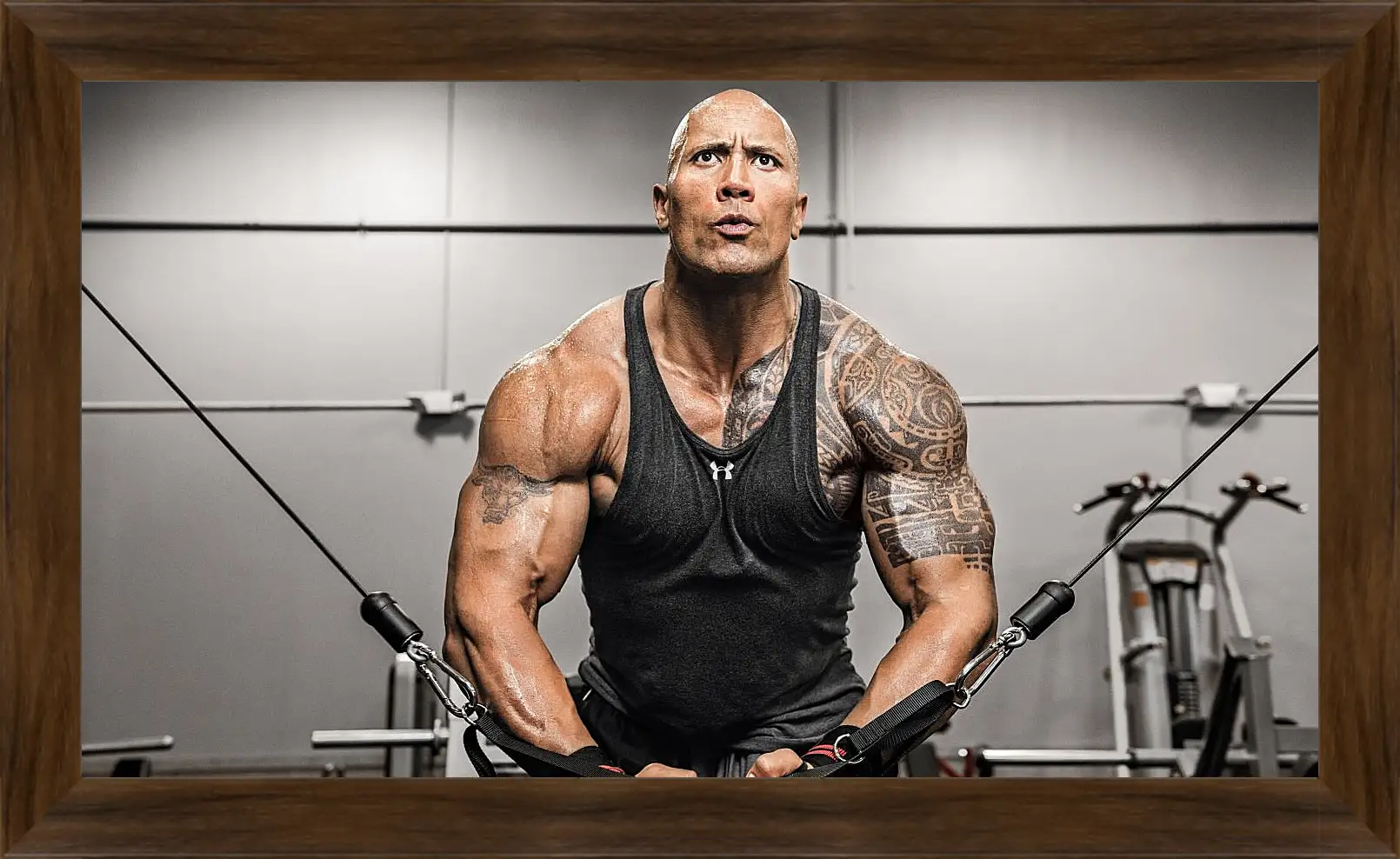 Картина в раме - Dwayne Douglas Johnson. Дуэйн Джонсон (Скала)