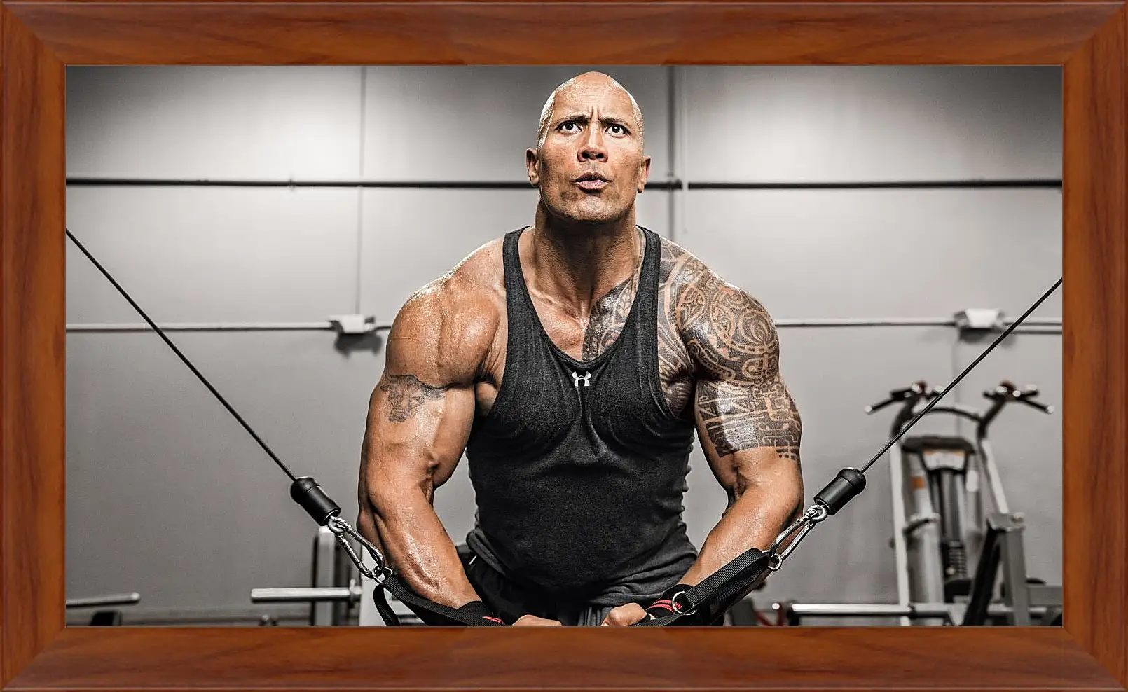 Картина в раме - Dwayne Douglas Johnson. Дуэйн Джонсон (Скала)