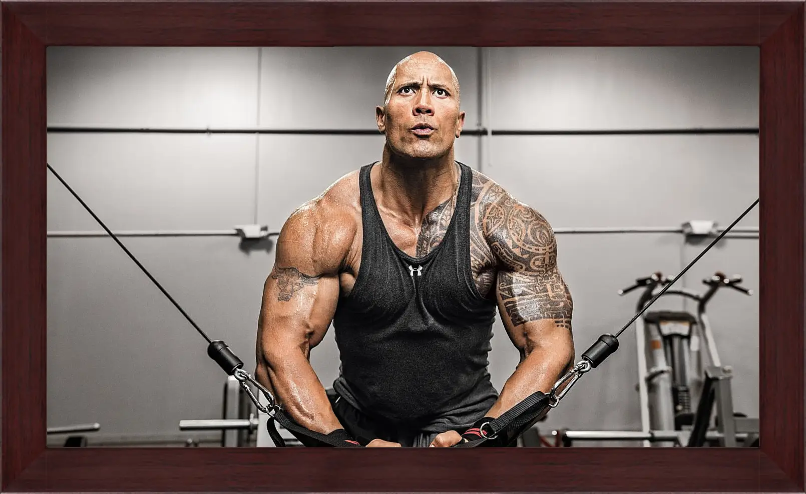 Картина в раме - Dwayne Douglas Johnson. Дуэйн Джонсон (Скала)