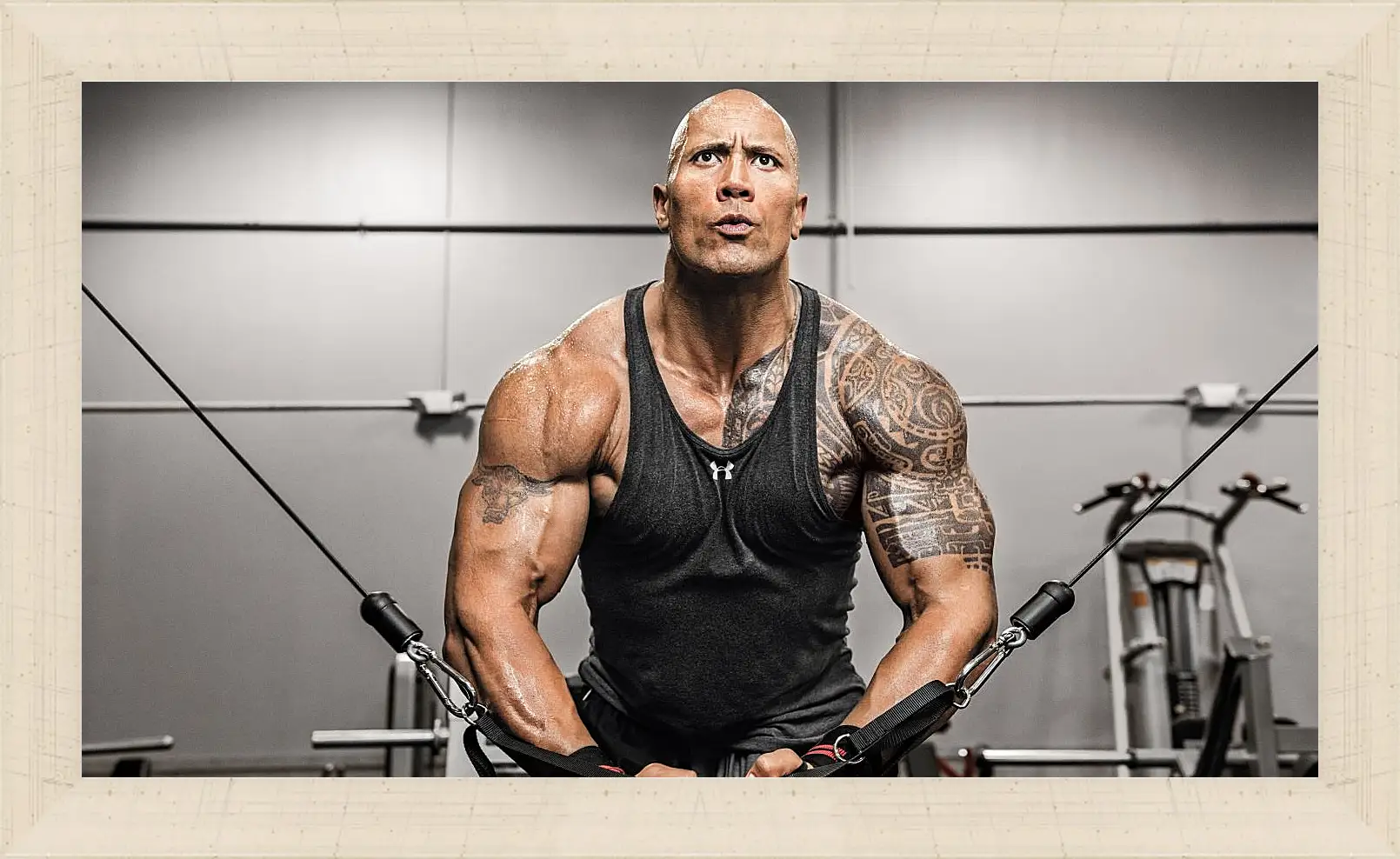 Картина в раме - Dwayne Douglas Johnson. Дуэйн Джонсон (Скала)