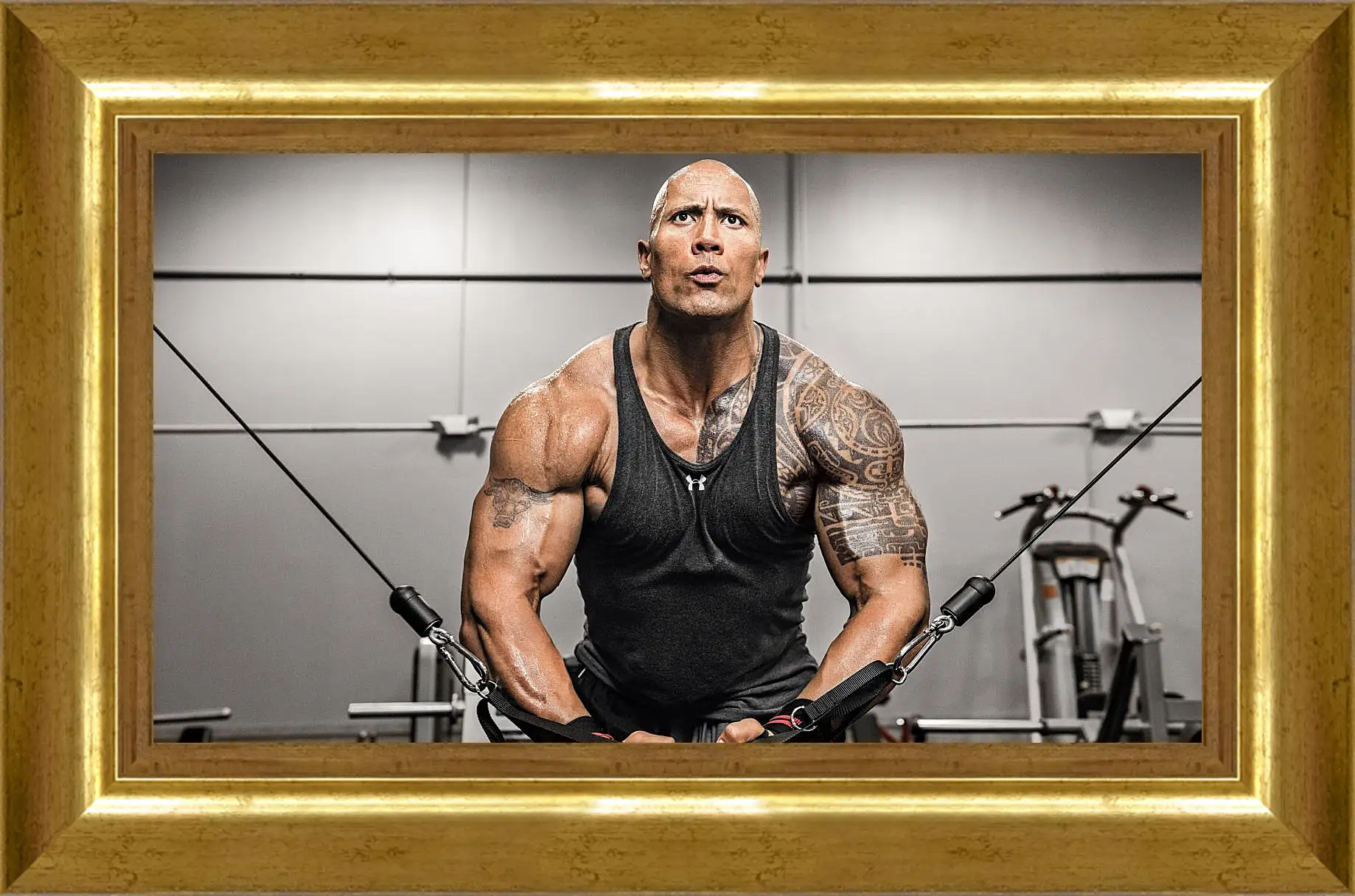 Картина в раме - Dwayne Douglas Johnson. Дуэйн Джонсон (Скала)