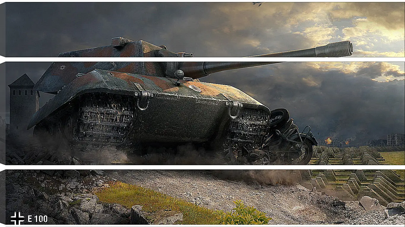 Модульная картина - World Of Tanks