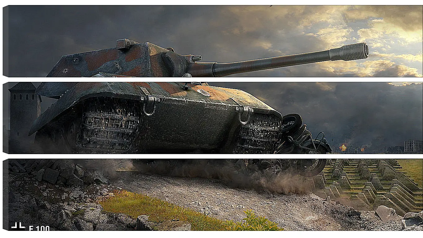 Модульная картина - World Of Tanks