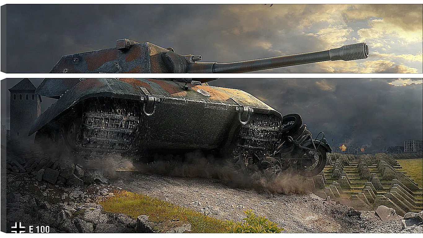 Модульная картина - World Of Tanks