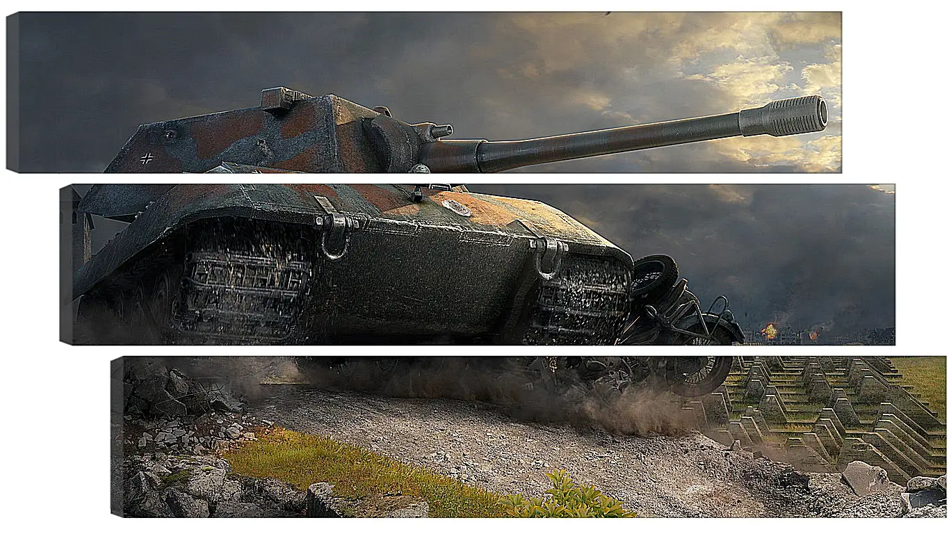 Модульная картина - World Of Tanks