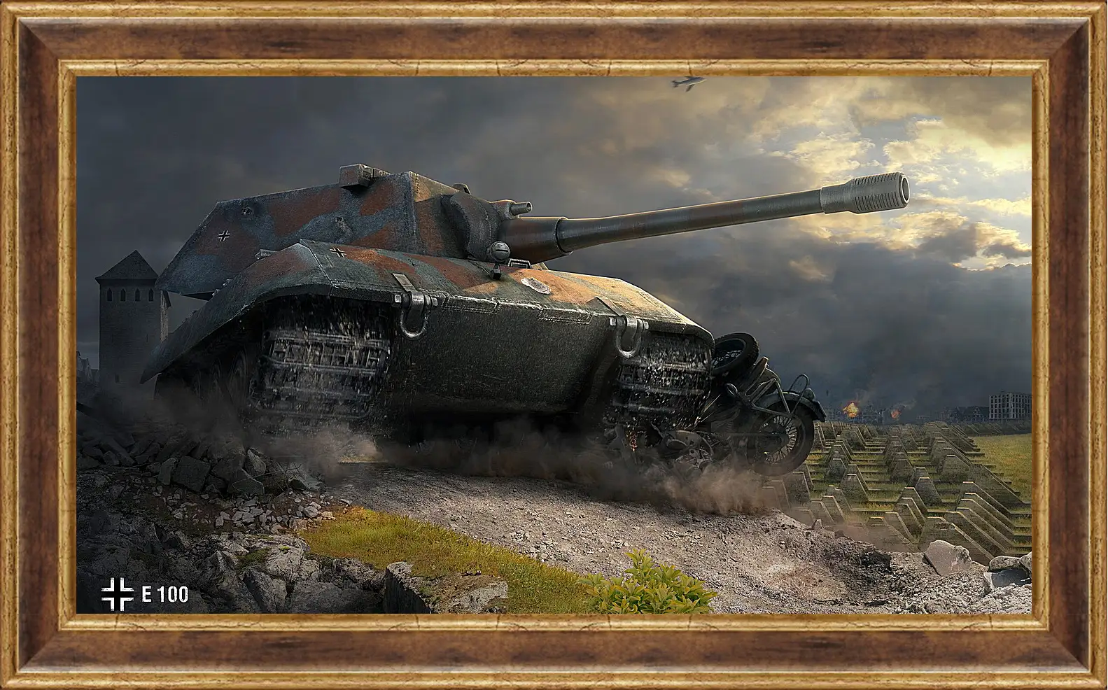 Картина в раме - World Of Tanks