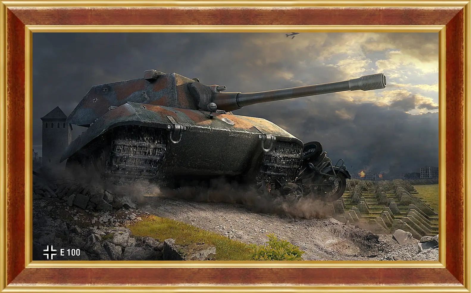 Картина в раме - World Of Tanks