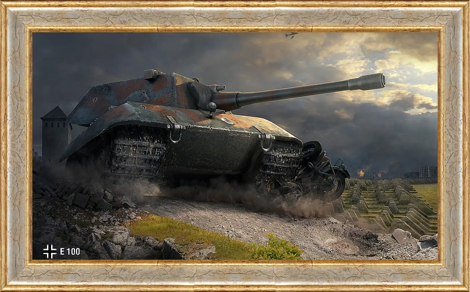 Картина в раме - World Of Tanks