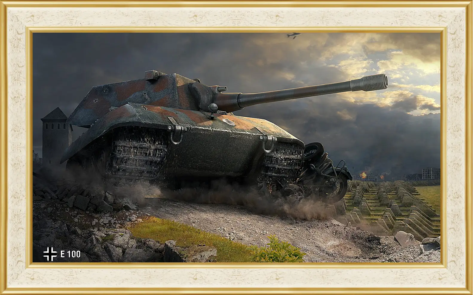 Картина в раме - World Of Tanks