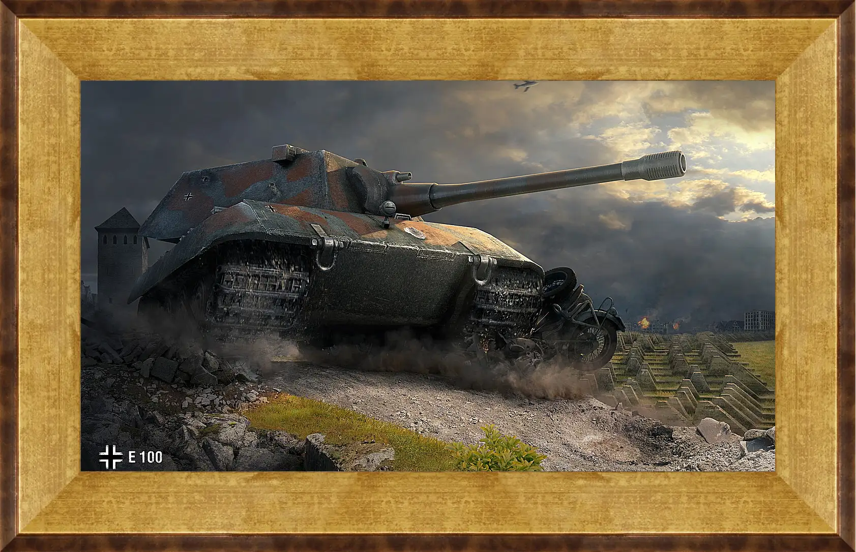 Картина в раме - World Of Tanks