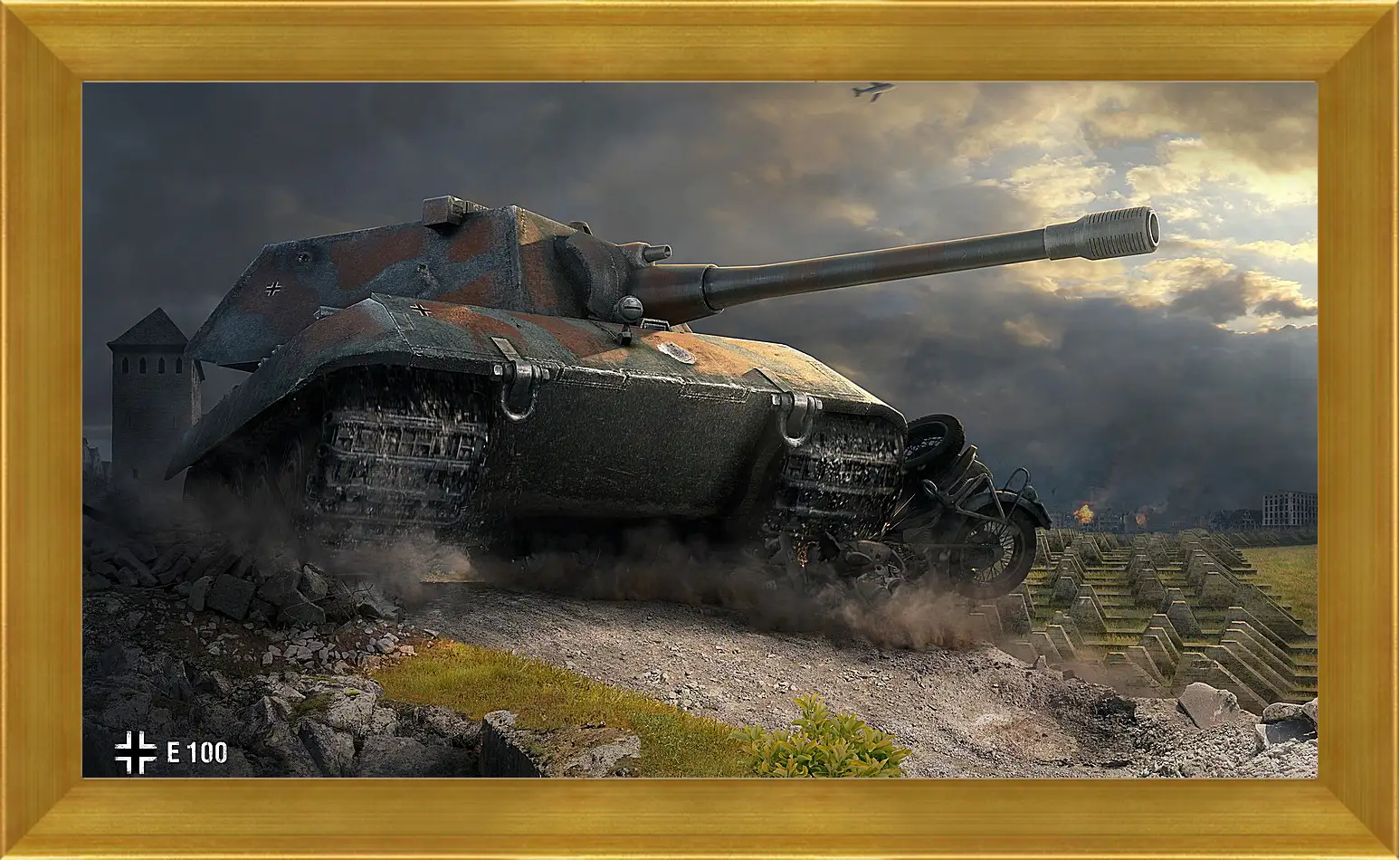 Картина в раме - World Of Tanks