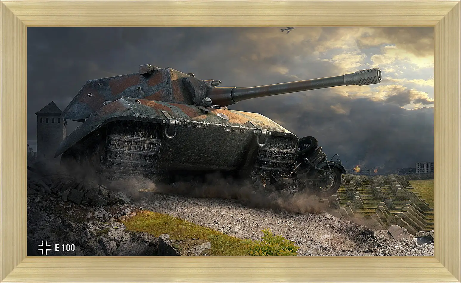 Картина в раме - World Of Tanks