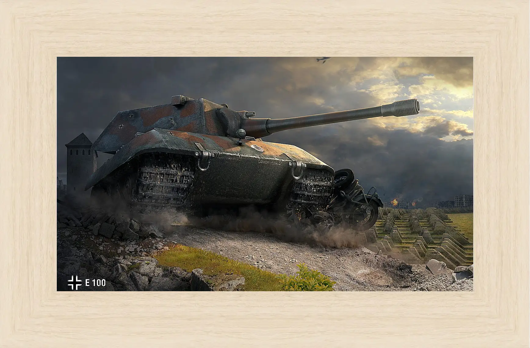 Картина в раме - World Of Tanks