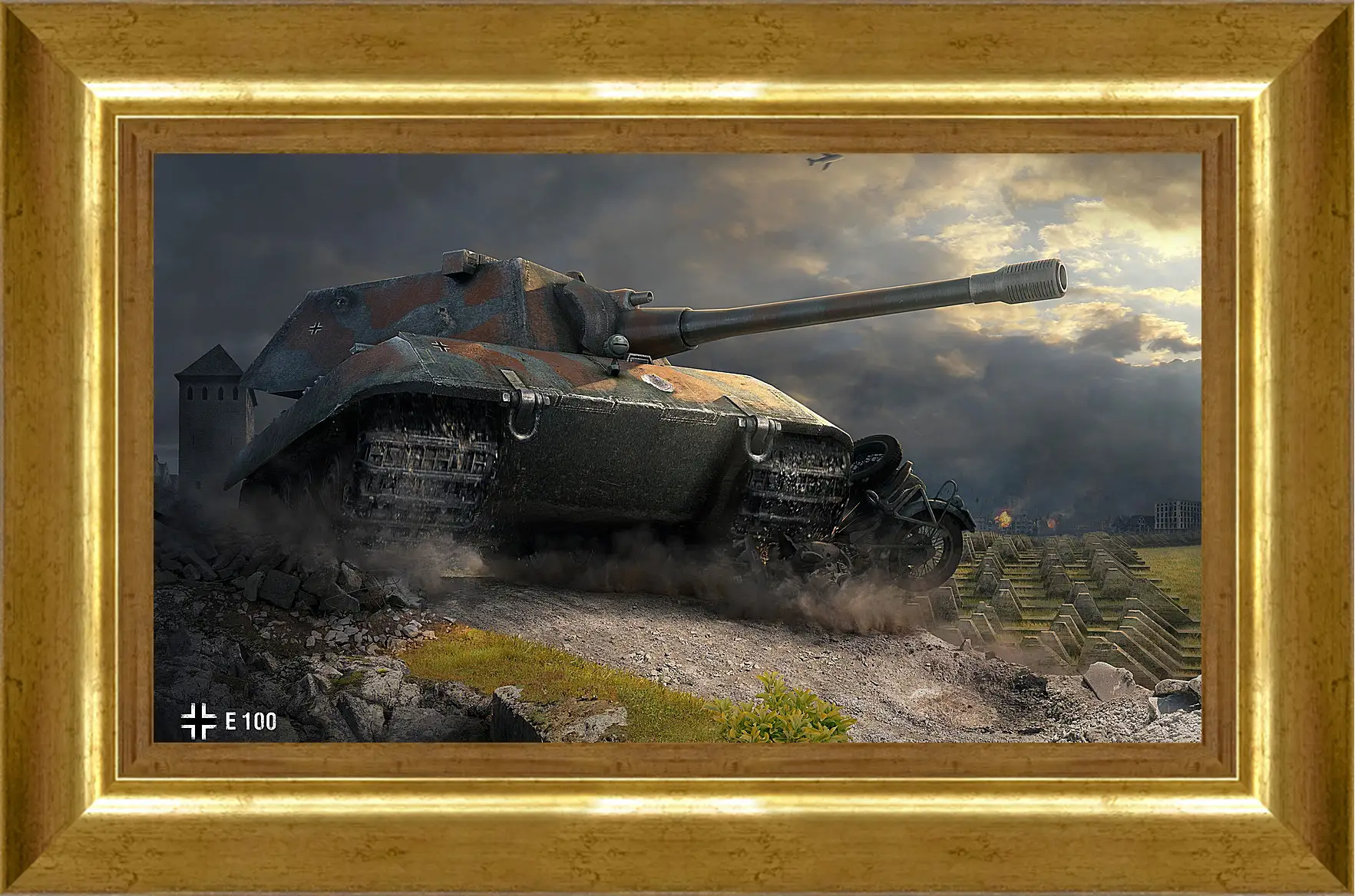 Картина в раме - World Of Tanks