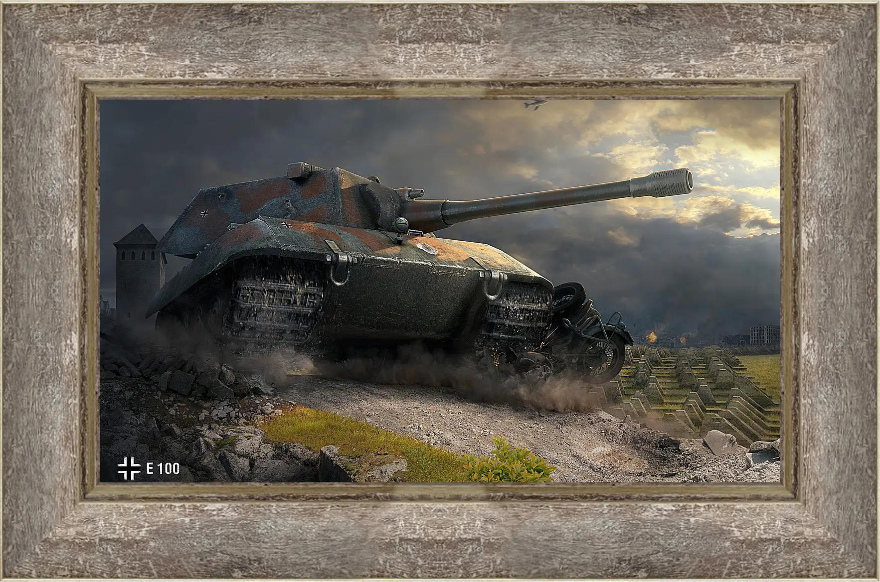Картина в раме - World Of Tanks