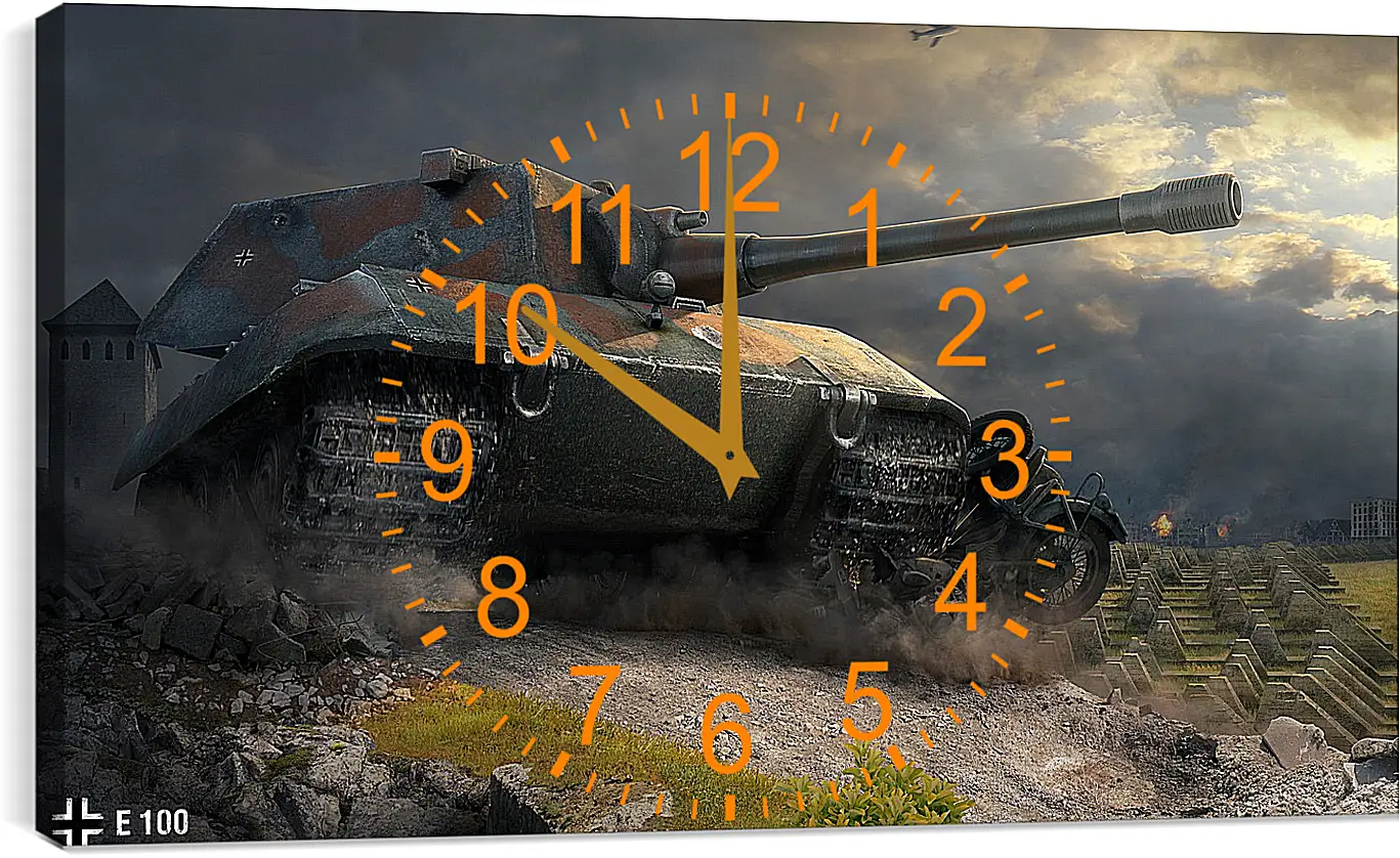 Часы картина - World Of Tanks