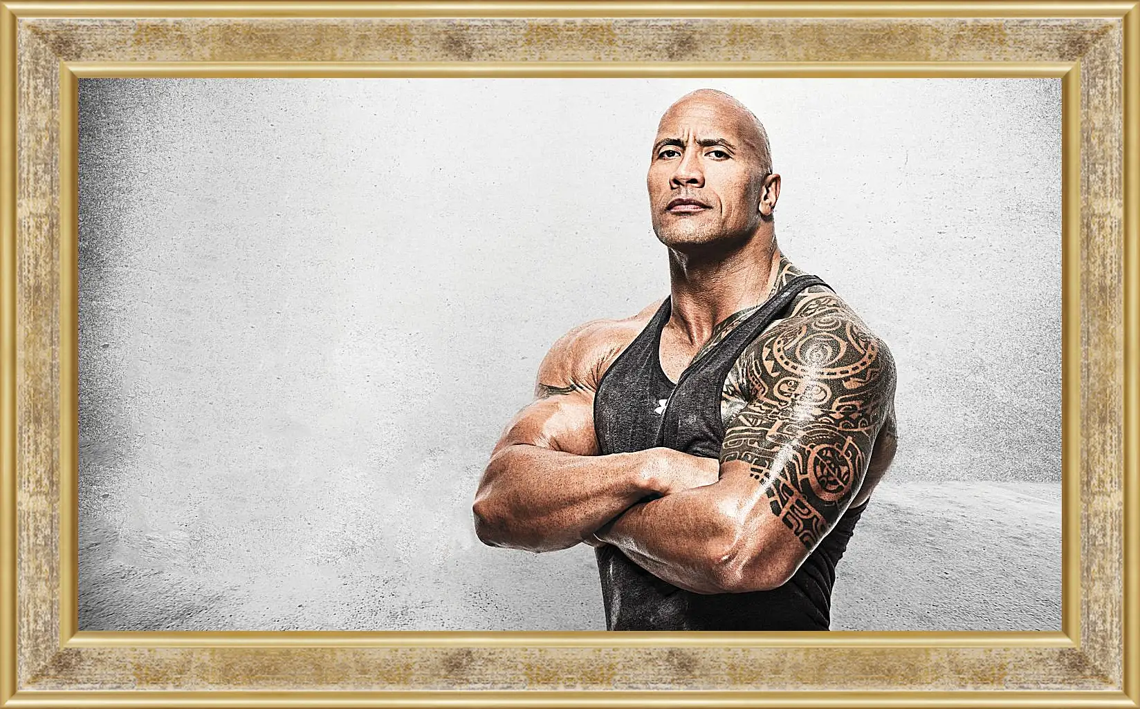 Картина в раме - Dwayne Douglas Johnson. Дуэйн Джонсон (Скала)