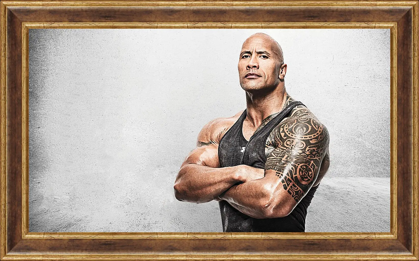 Картина в раме - Dwayne Douglas Johnson. Дуэйн Джонсон (Скала)