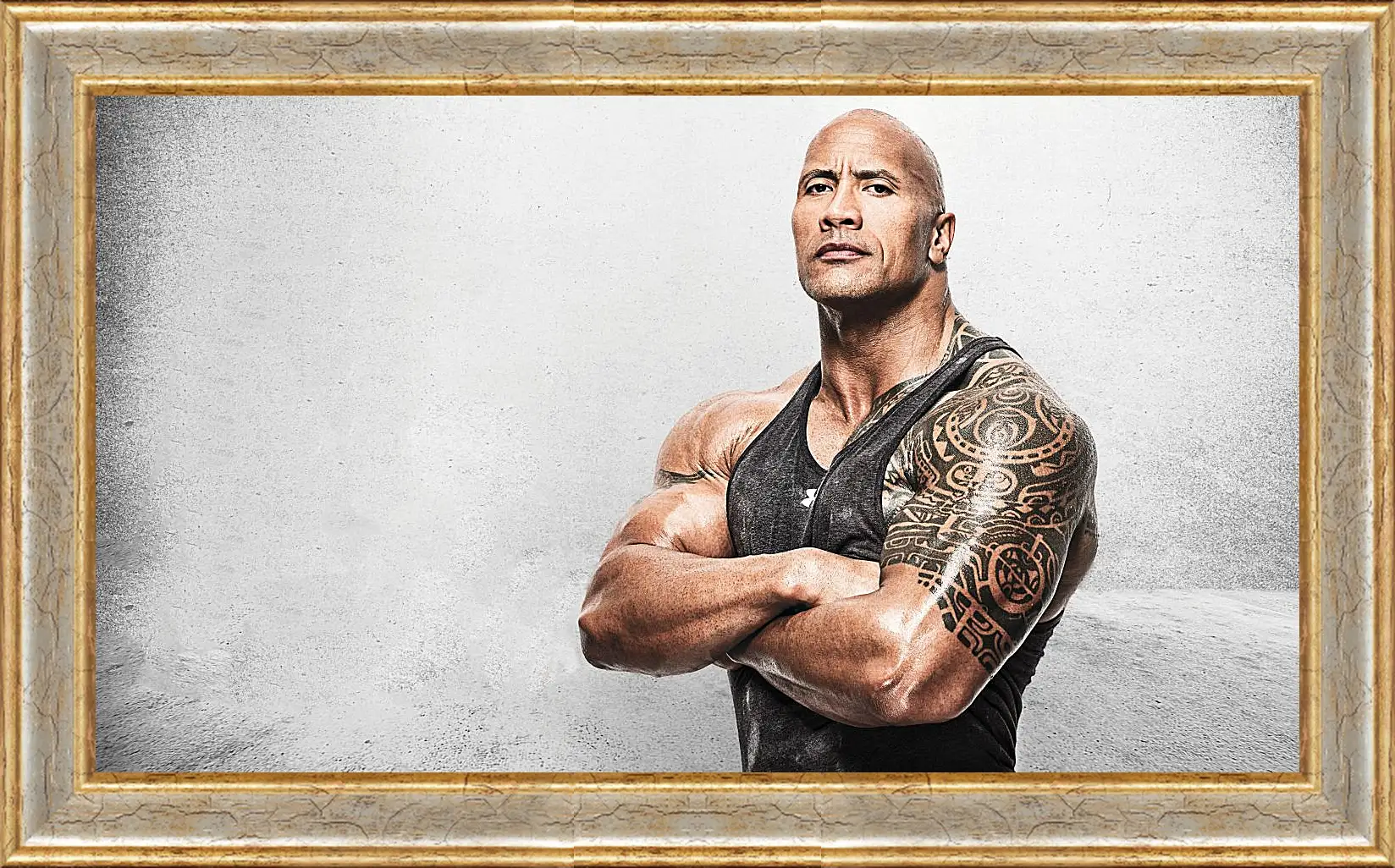 Картина в раме - Dwayne Douglas Johnson. Дуэйн Джонсон (Скала)