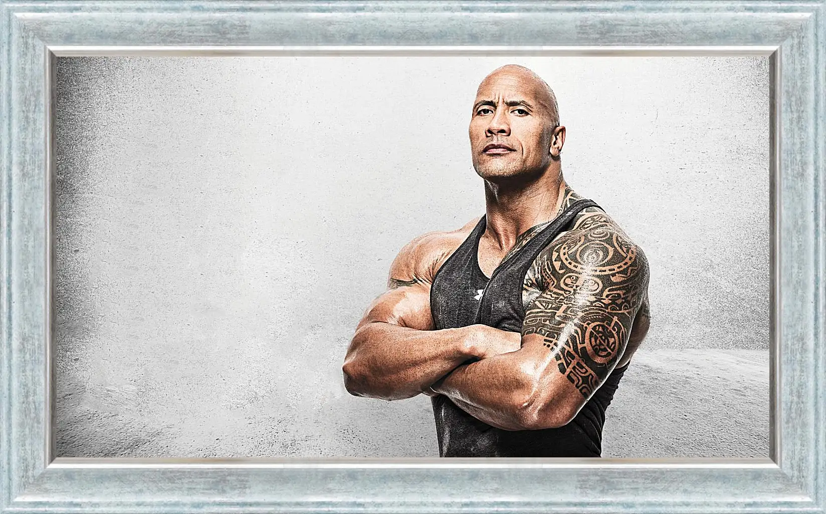 Картина в раме - Dwayne Douglas Johnson. Дуэйн Джонсон (Скала)