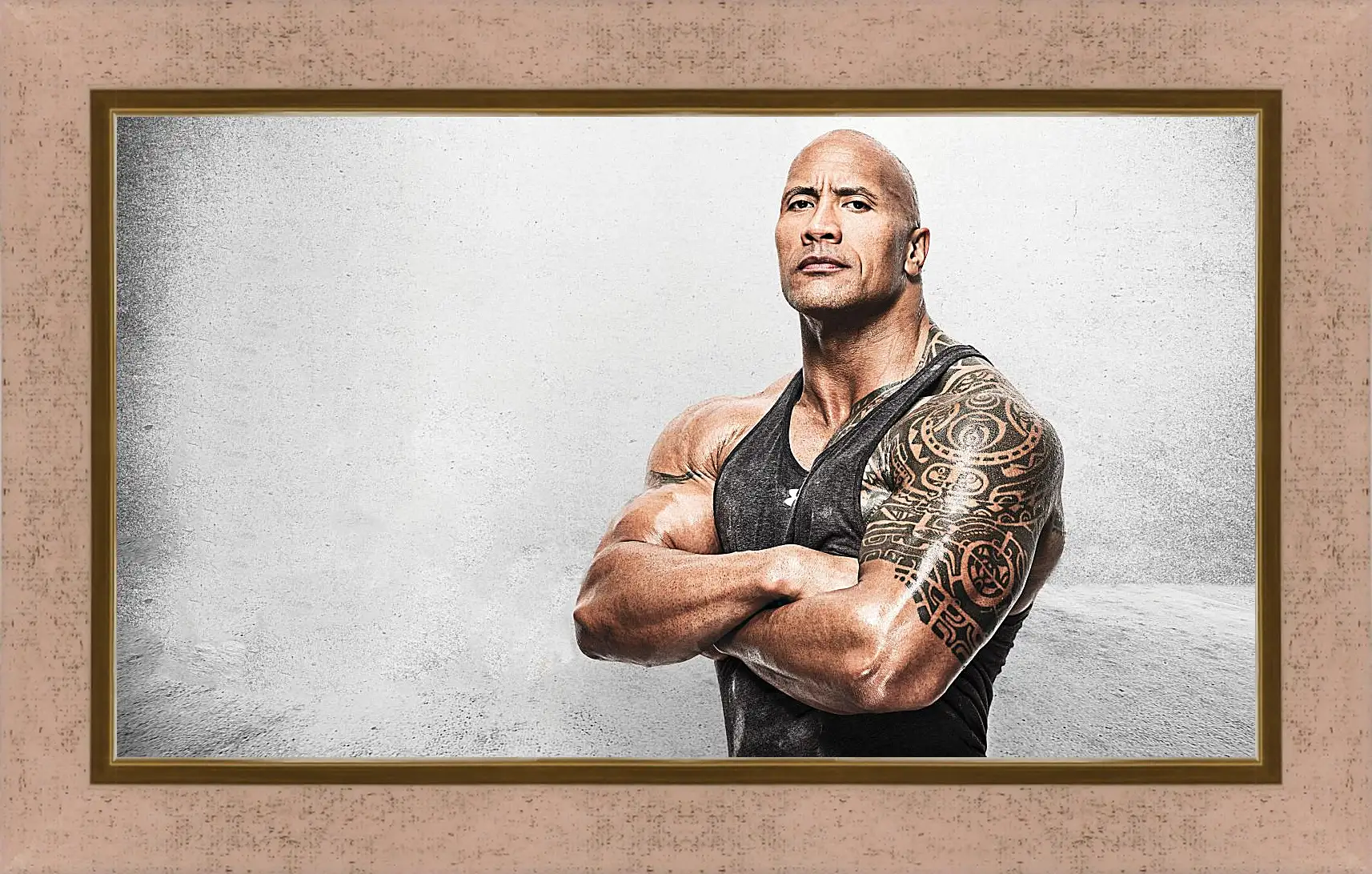 Картина в раме - Dwayne Douglas Johnson. Дуэйн Джонсон (Скала)