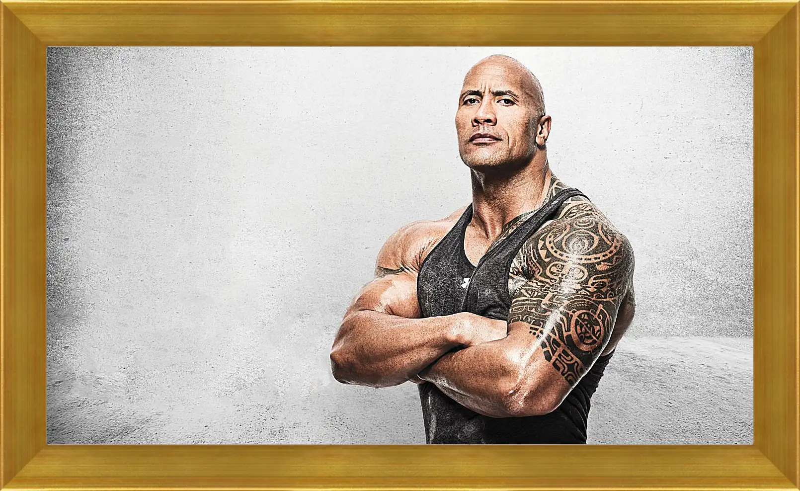 Картина в раме - Dwayne Douglas Johnson. Дуэйн Джонсон (Скала)