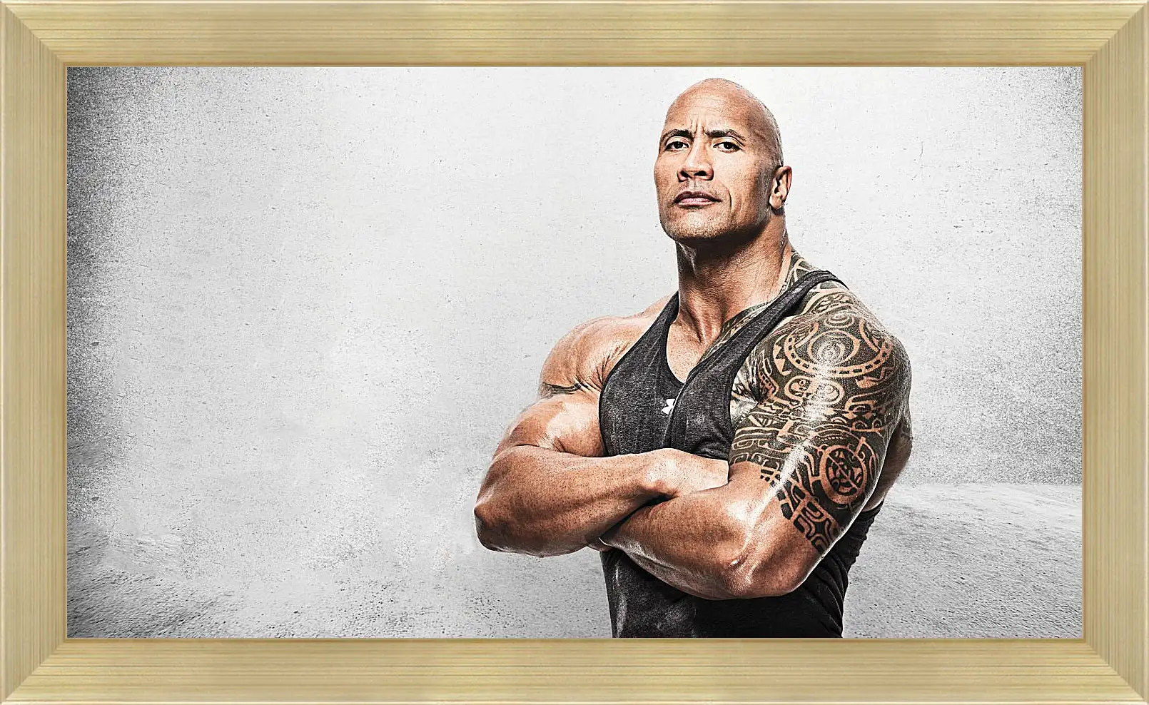 Картина в раме - Dwayne Douglas Johnson. Дуэйн Джонсон (Скала)