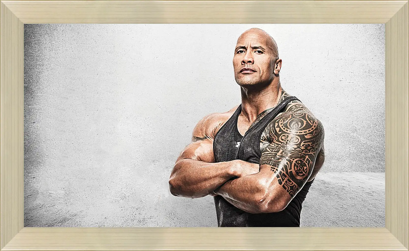 Картина в раме - Dwayne Douglas Johnson. Дуэйн Джонсон (Скала)