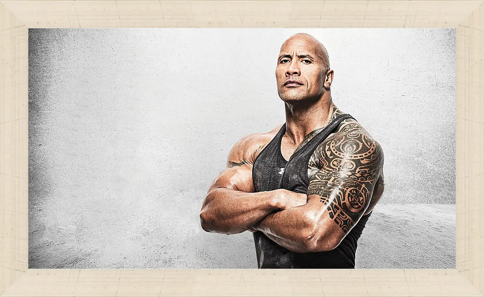 Картина в раме - Dwayne Douglas Johnson. Дуэйн Джонсон (Скала)