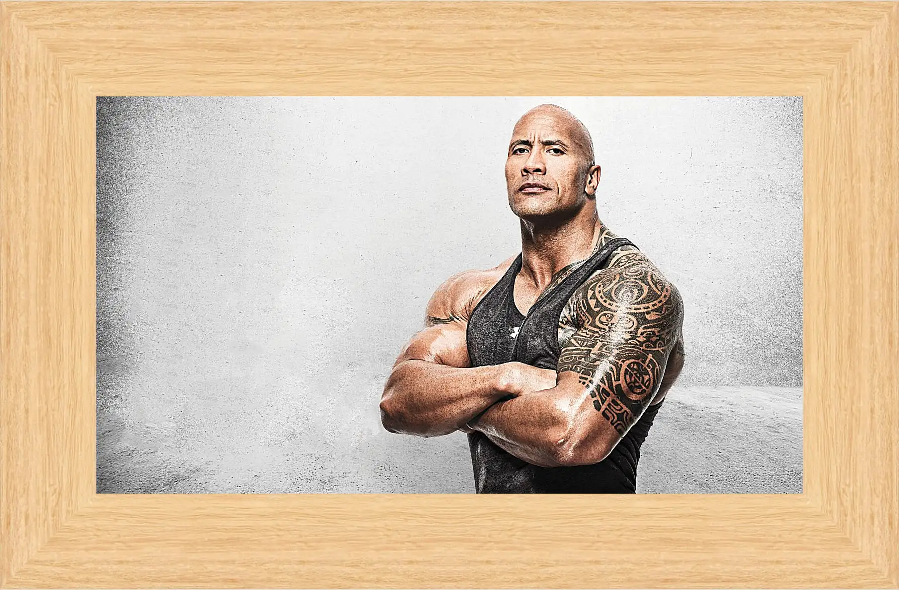 Картина в раме - Dwayne Douglas Johnson. Дуэйн Джонсон (Скала)