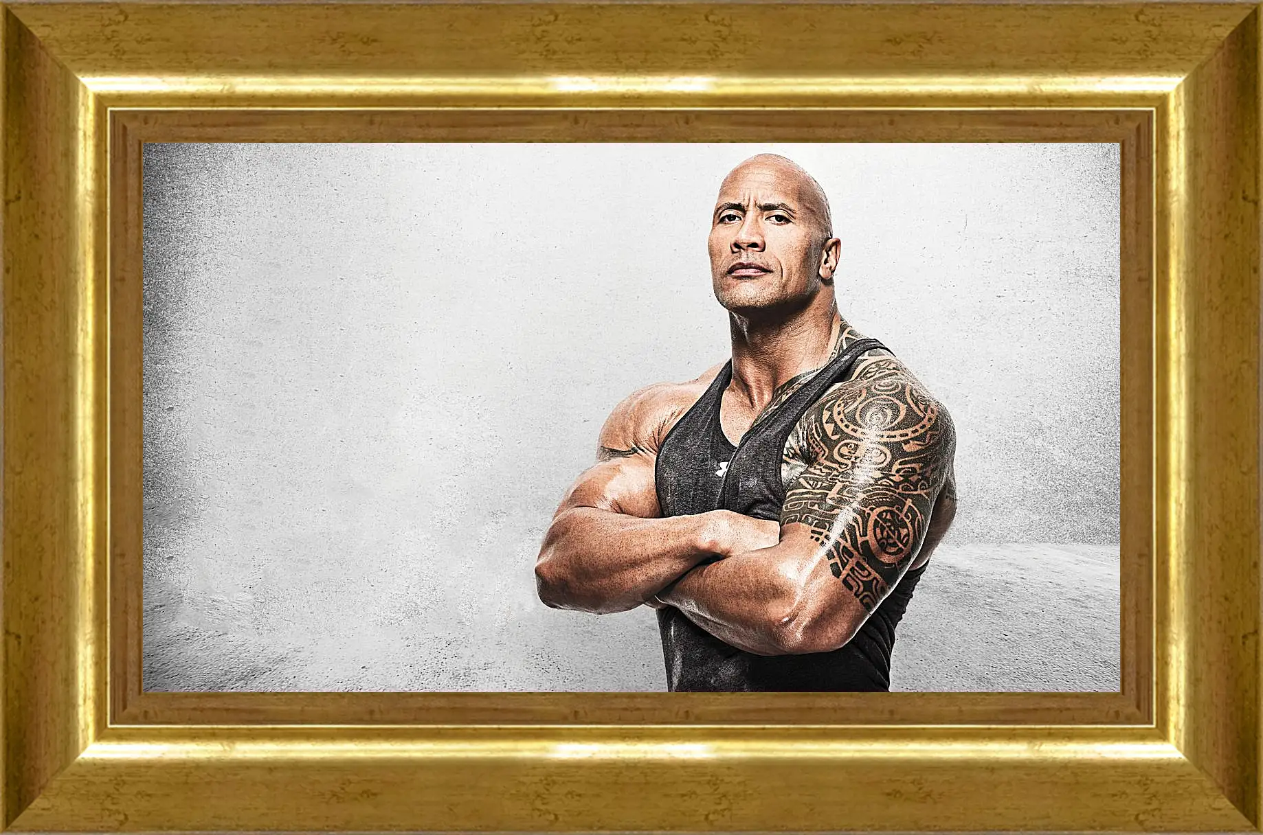 Картина в раме - Dwayne Douglas Johnson. Дуэйн Джонсон (Скала)