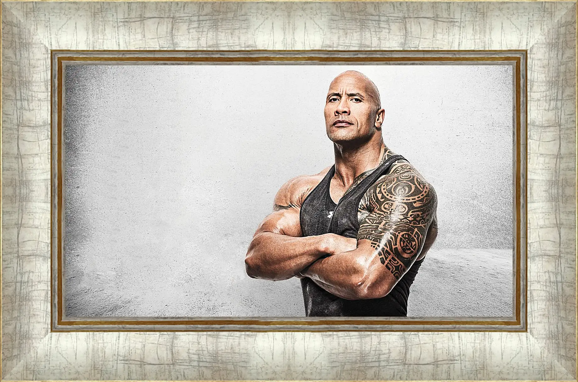 Картина в раме - Dwayne Douglas Johnson. Дуэйн Джонсон (Скала)