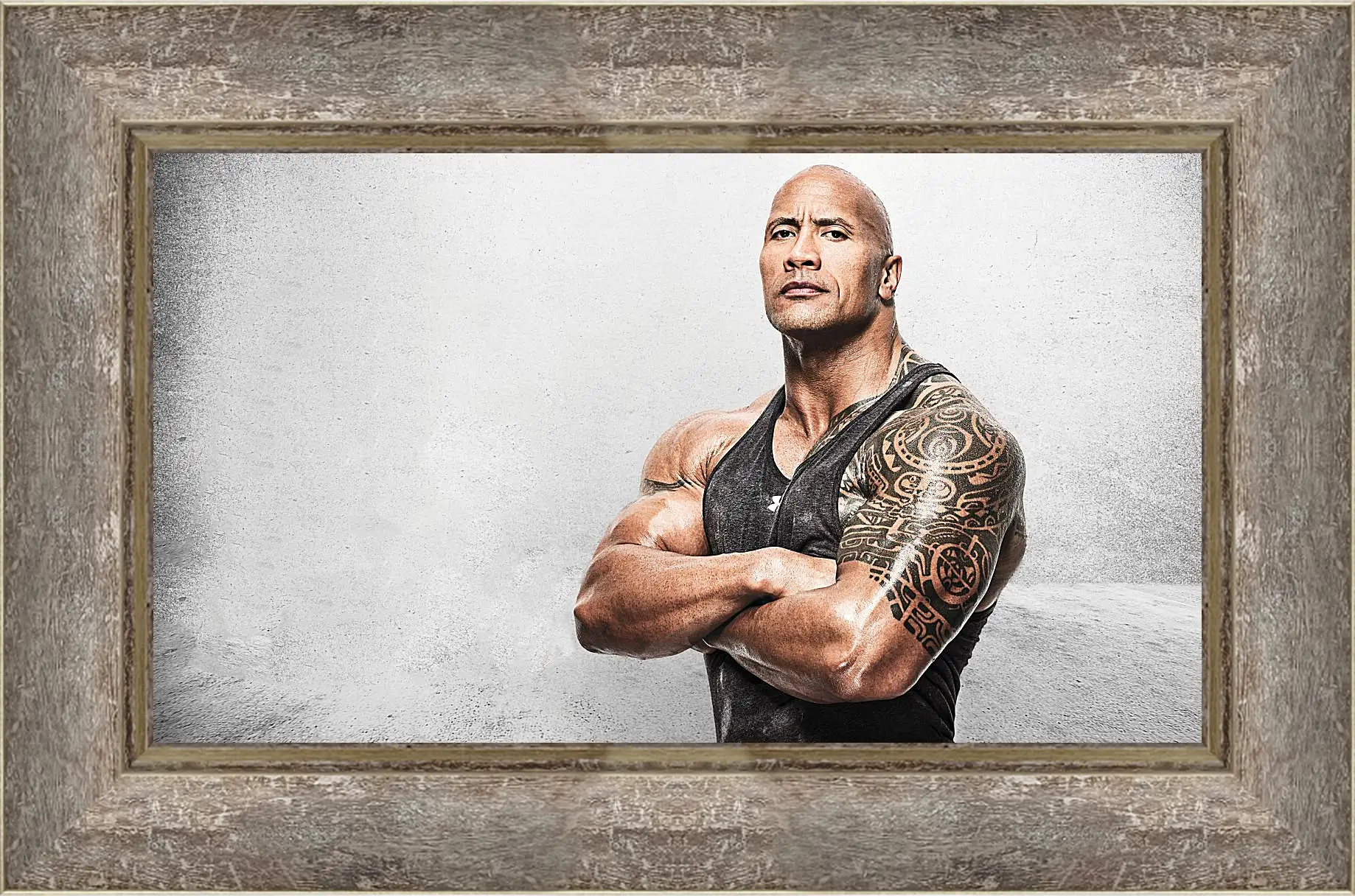 Картина в раме - Dwayne Douglas Johnson. Дуэйн Джонсон (Скала)