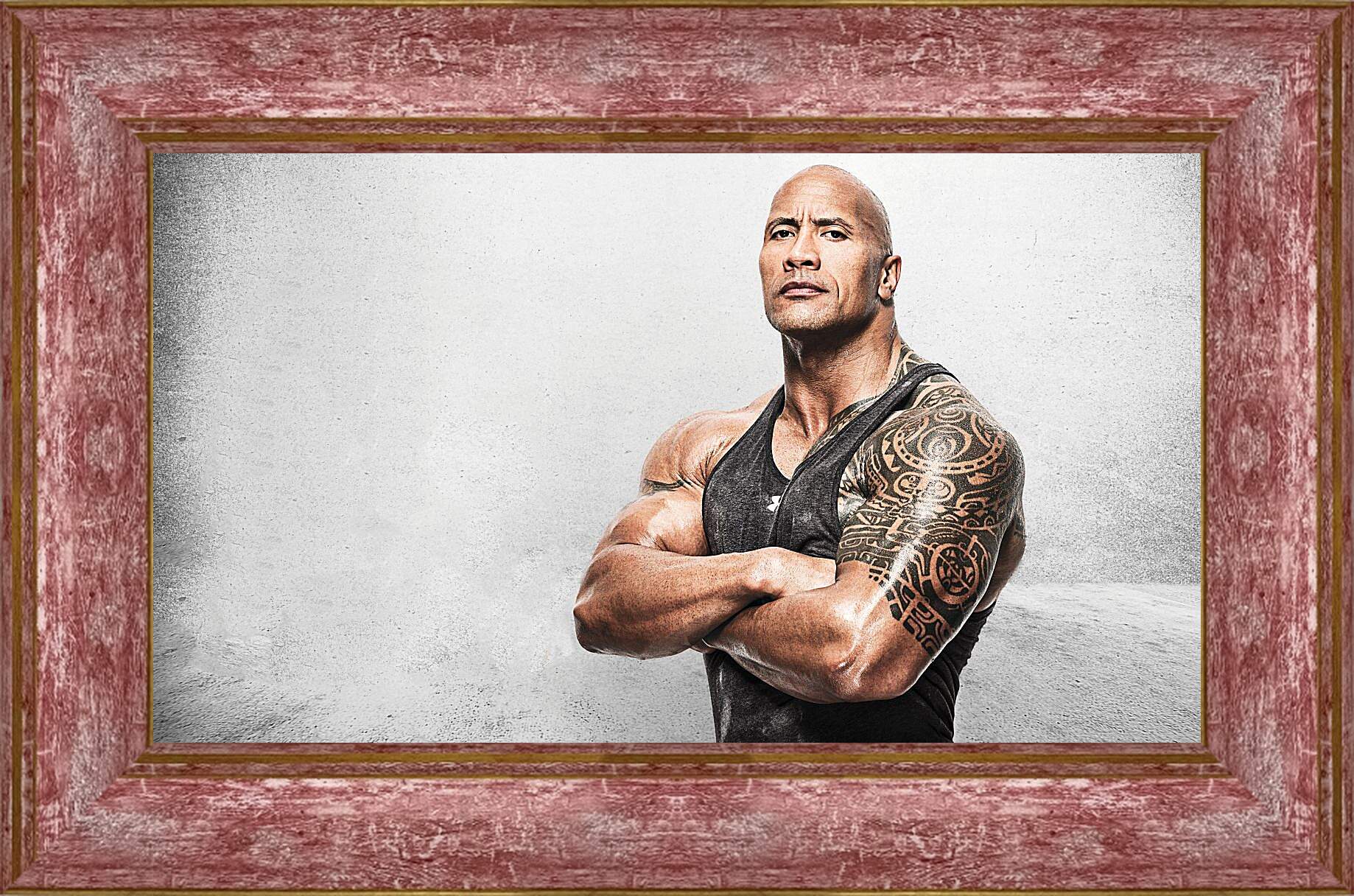 Картина в раме - Dwayne Douglas Johnson. Дуэйн Джонсон (Скала)