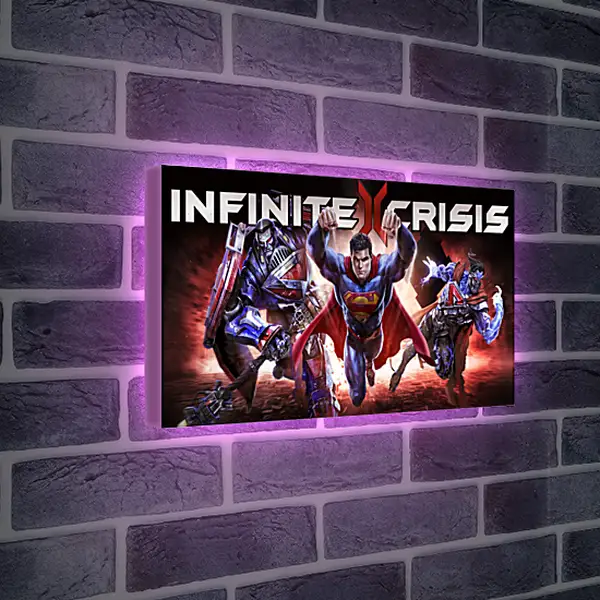 Лайтбокс световая панель - Infinite Crisis
