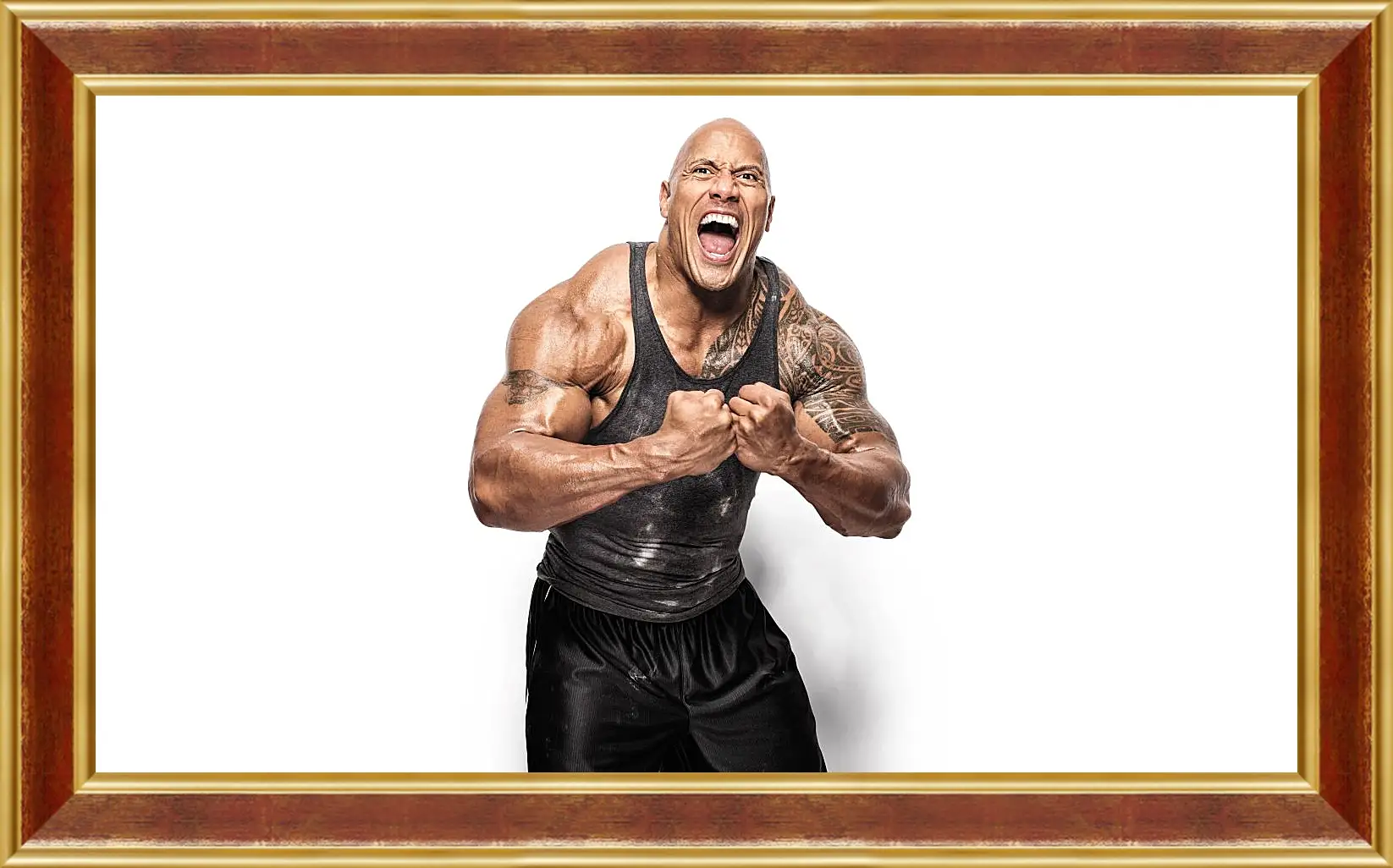 Картина в раме - Dwayne Douglas Johnson. Дуэйн Джонсон (Скала)