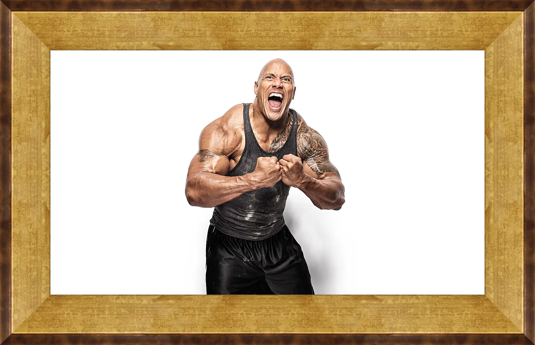 Картина в раме - Dwayne Douglas Johnson. Дуэйн Джонсон (Скала)