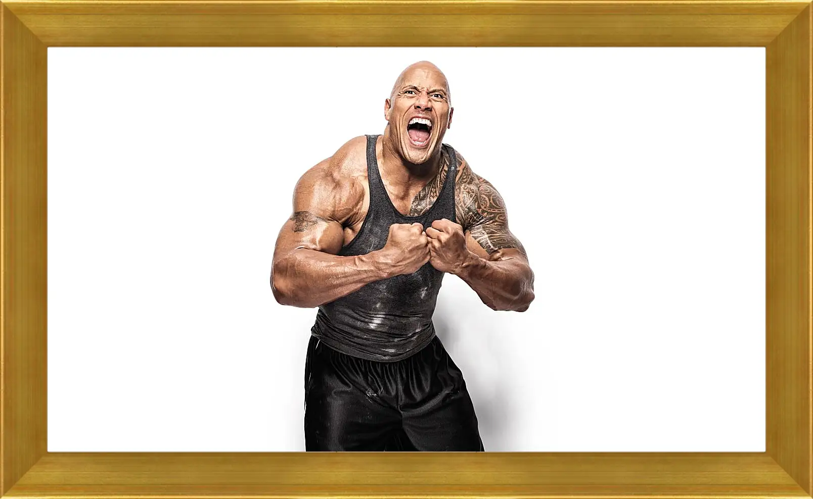 Картина в раме - Dwayne Douglas Johnson. Дуэйн Джонсон (Скала)