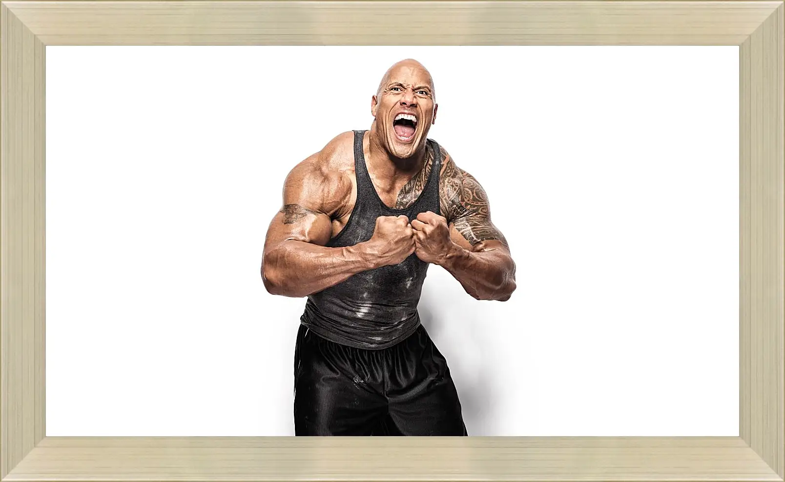 Картина в раме - Dwayne Douglas Johnson. Дуэйн Джонсон (Скала)