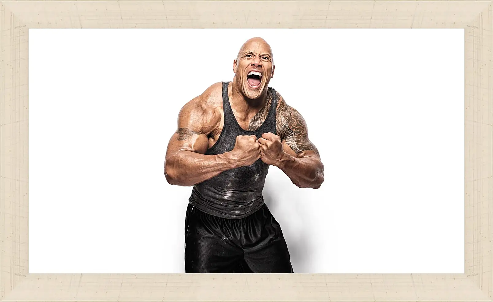 Картина в раме - Dwayne Douglas Johnson. Дуэйн Джонсон (Скала)