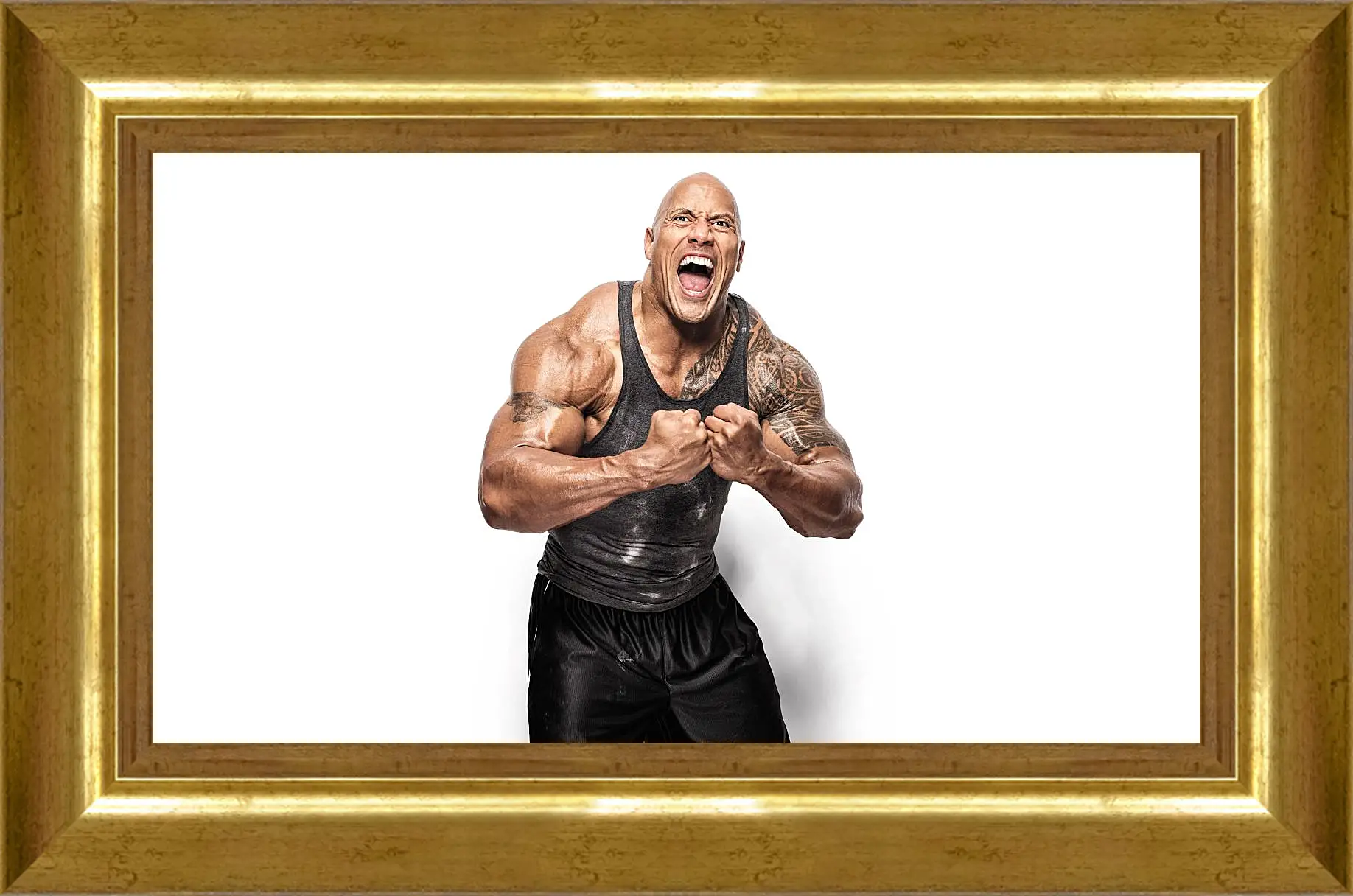 Картина в раме - Dwayne Douglas Johnson. Дуэйн Джонсон (Скала)