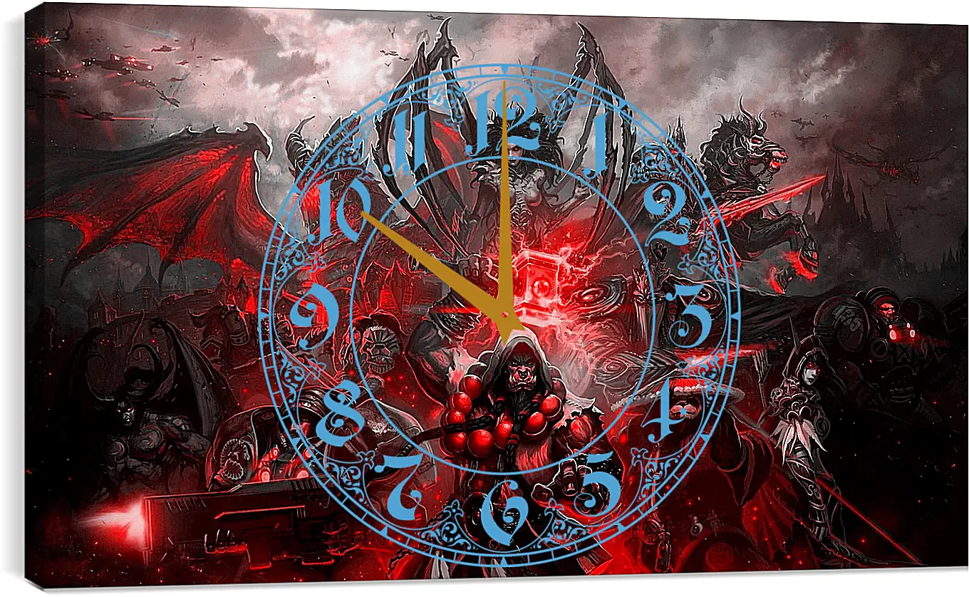 Часы картина - World Of Warcraft