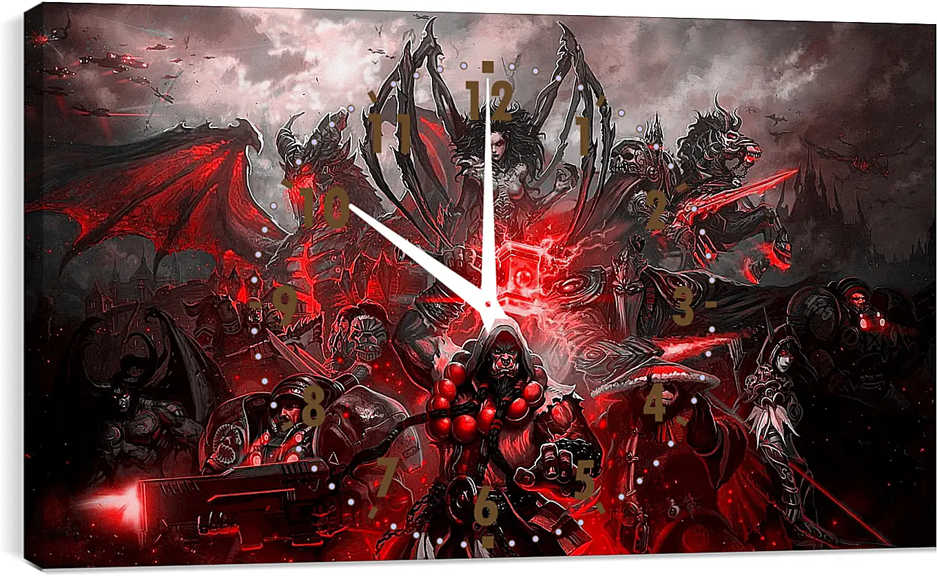 Часы картина - World Of Warcraft