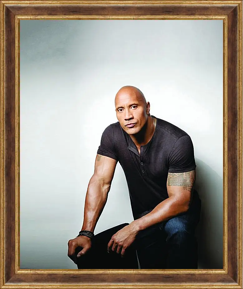 Картина в раме - Dwayne Douglas Johnson. Дуэйн Джонсон (Скала)