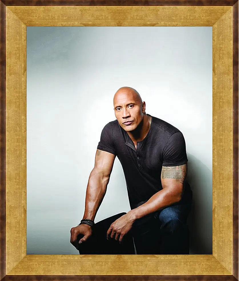 Картина в раме - Dwayne Douglas Johnson. Дуэйн Джонсон (Скала)