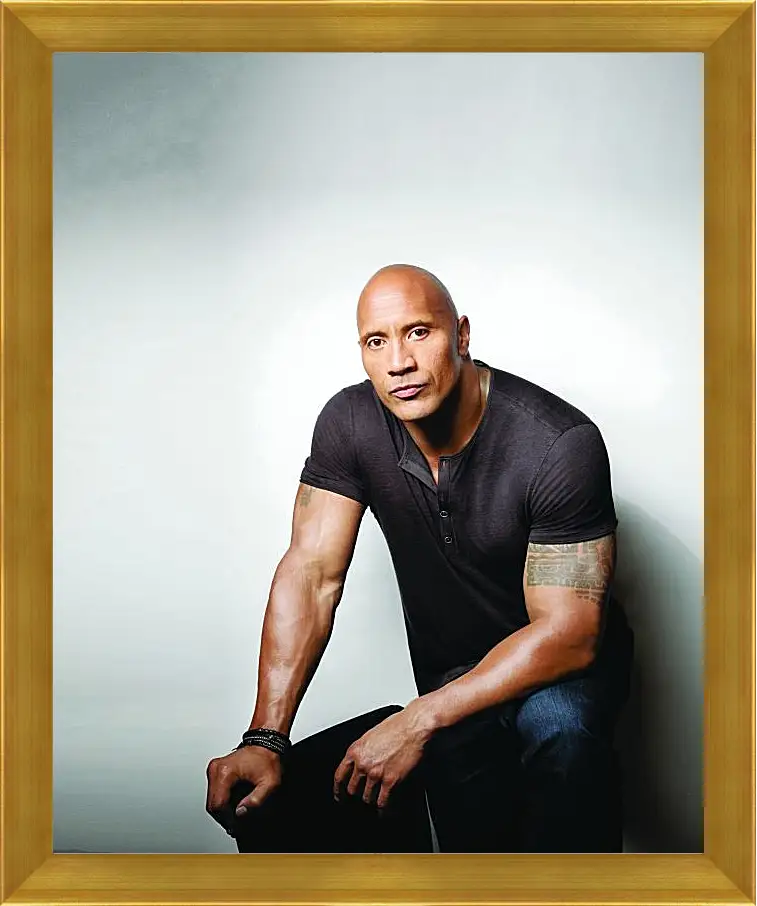 Картина в раме - Dwayne Douglas Johnson. Дуэйн Джонсон (Скала)