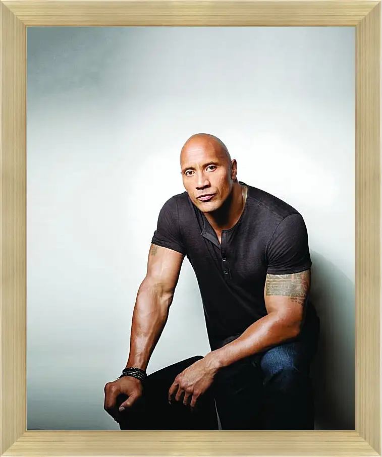 Картина в раме - Dwayne Douglas Johnson. Дуэйн Джонсон (Скала)